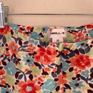 SOLD. O’Neill Dallen Floral Crop Flare Pants